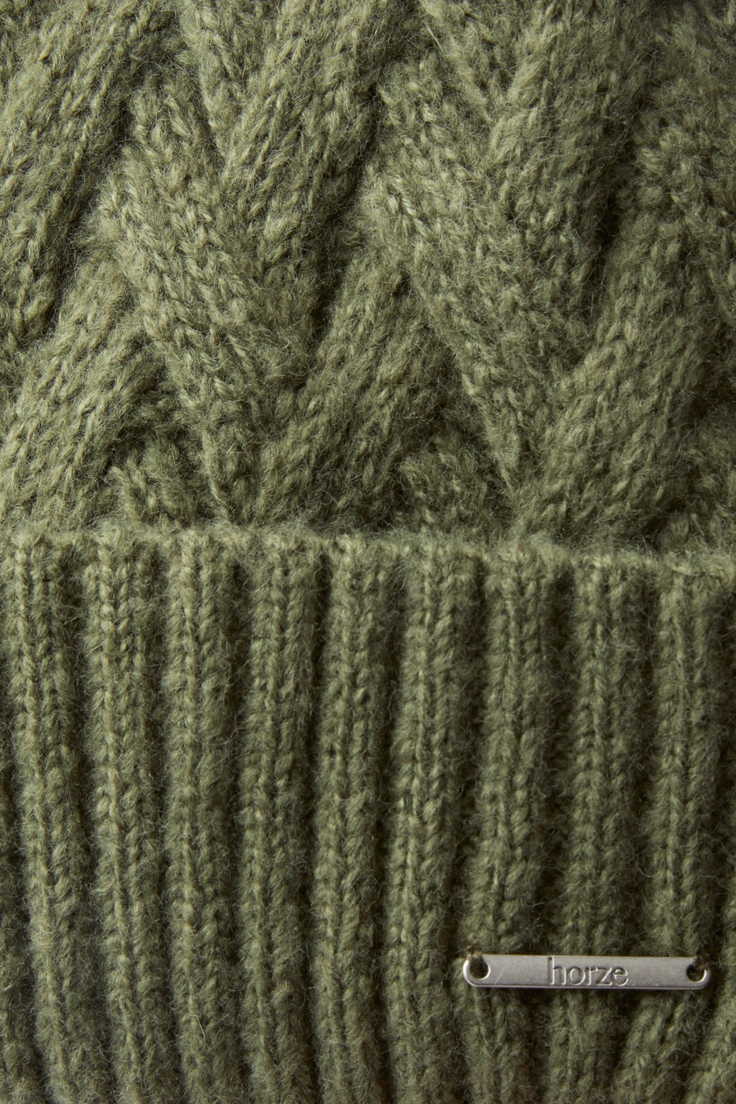 Horze Raya Mütze In Zopfstrickmuster Mit Fleecefutter 4 Horze Raya Mütze In Zopfstrickmuster Mit Fleecefutter – Bild 2