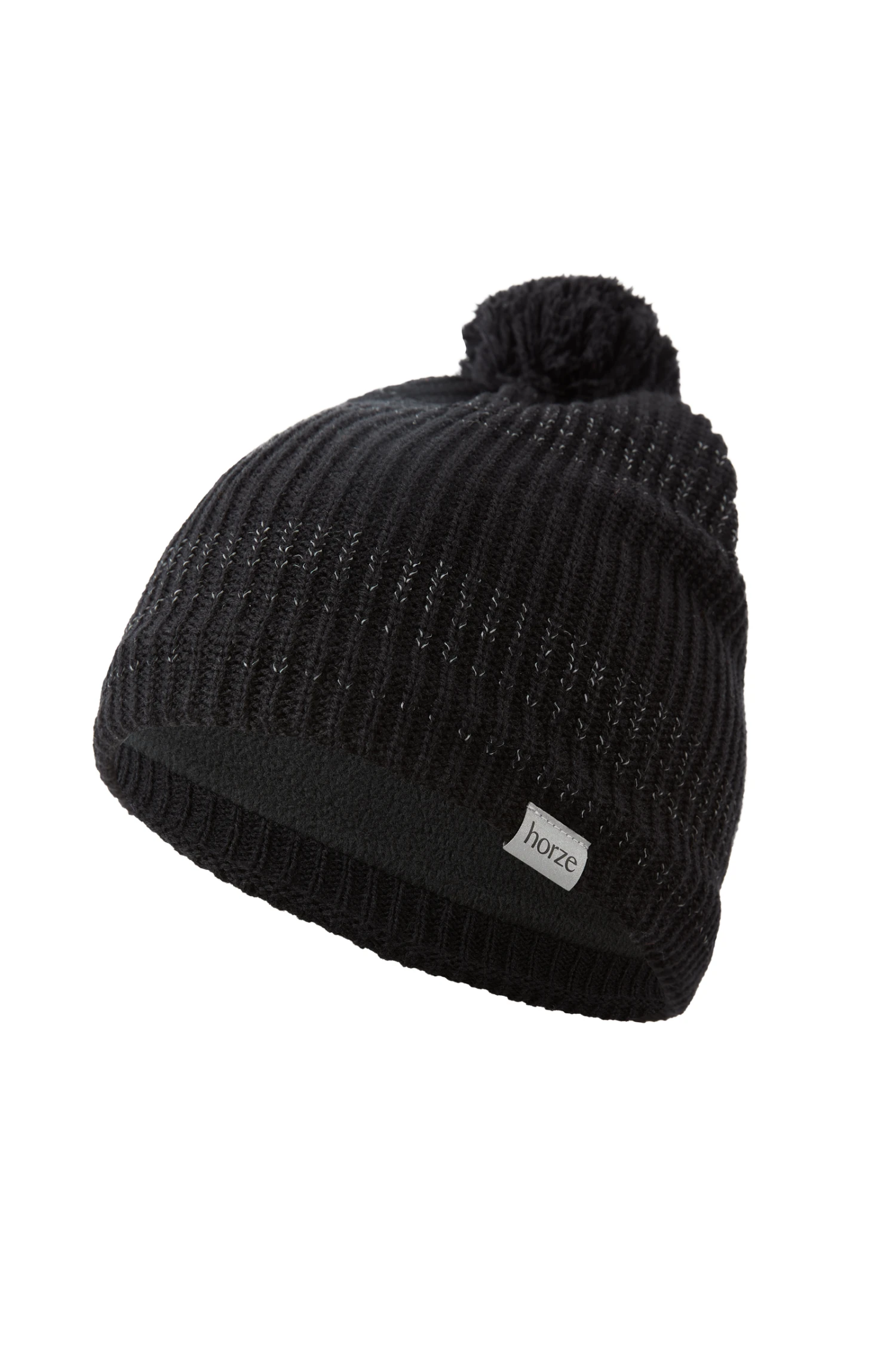 Horze Luminox Reflektierende Strickmütze Mit Bommel 3 Horze Luminox Reflektierende Strickmütze Mit Bommel