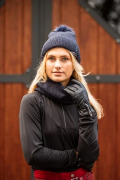 Horze Theresa Damen Reithandschuhe Aus Kunstleder -Reitmode Meiste 31726 bl 05