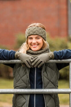 Horze Raya Damen Thermo Reithandschuhe -Reitmode Meiste 31730 bkgr 06