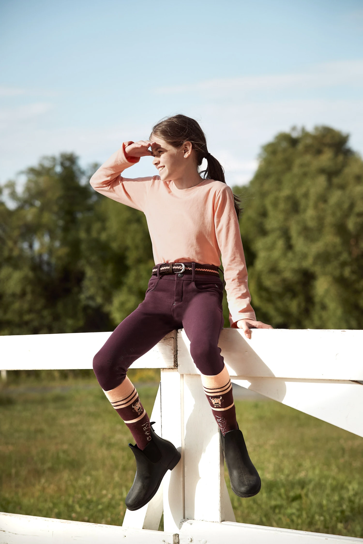 Horze Geflochtener Kinder Stretchgürtel 6 Horze Geflochtener Kinder Stretchgürtel – Bild 4