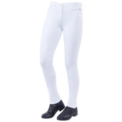 Dublin Supa-Fit Damen Jodhpur Reithose Mit Kniebesatz -Reitmode Meiste 323898 WH 2