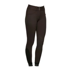 Cavalleria Toscana American Damen Reithose Mit Kniebesatz Mit Perforiertem Logo Tape Und Grip 20 Cavalleria Toscana American Damen Reithose Mit Kniebesatz Mit Perforiertem Logo Tape Und Grip -Reitmode Meiste 331276 BR 3
