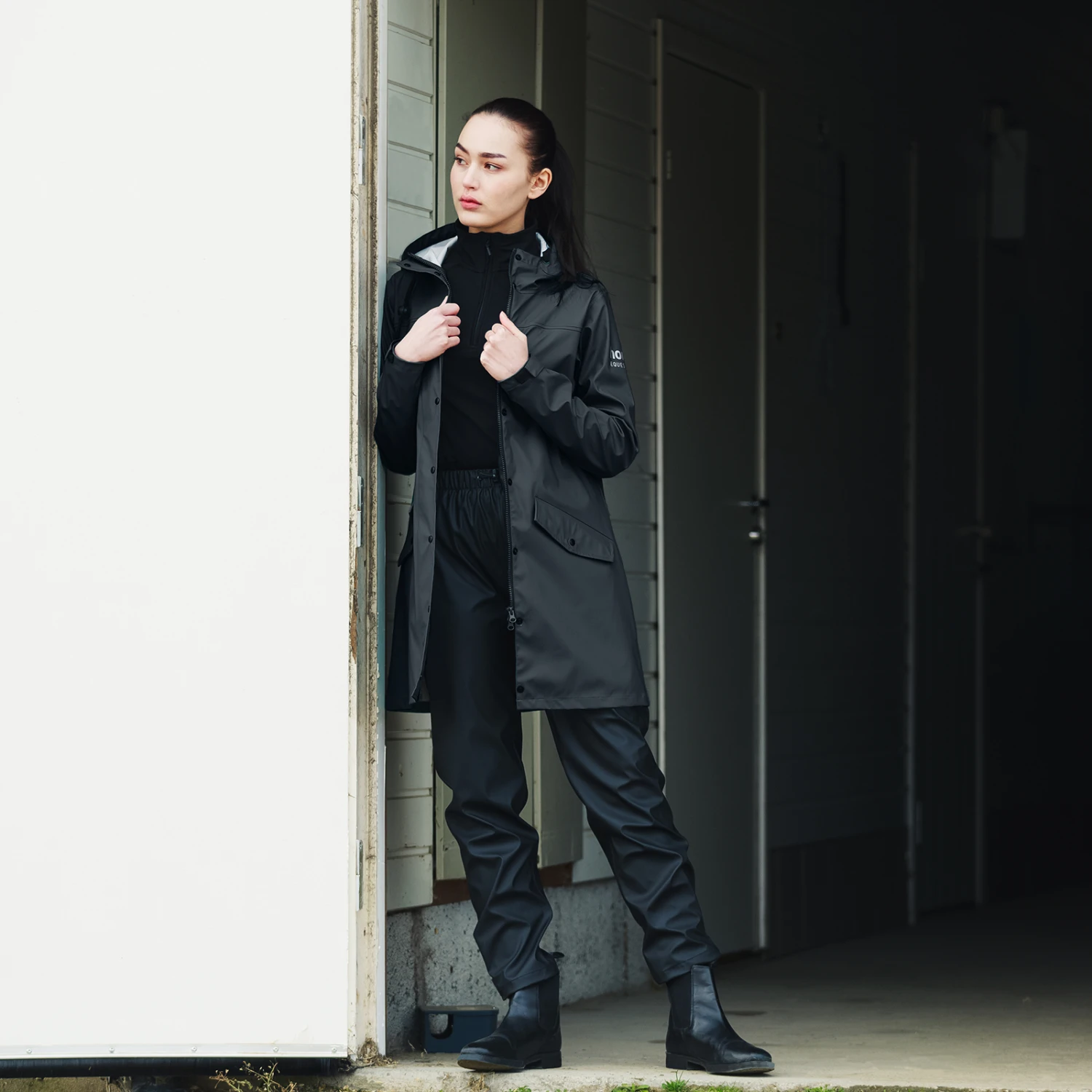 Horze Billie Regenreithose Für Damen 4 Horze Billie Regenreithose Für Damen – Bild 2