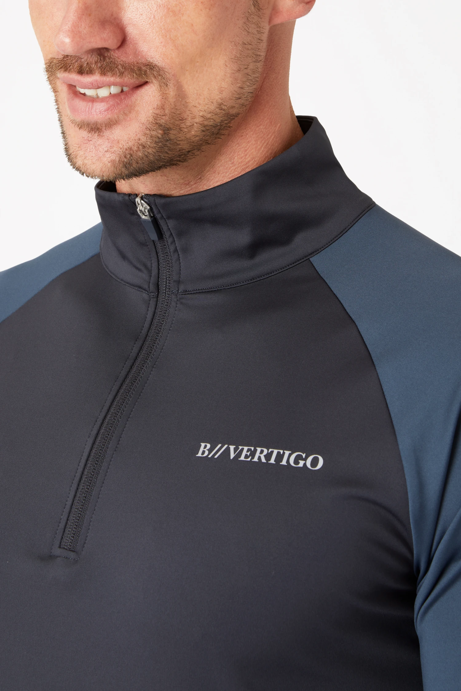 B Vertigo Edmund Herren Trainingsshirt Mit Reißverschluss 7 B Vertigo Edmund Herren Trainingsshirt Mit Reißverschluss – Bild 5