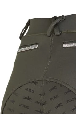 Schockemöhle New Glossy Style Damen Reitleggings Mit Vollgrip -Reitmode Meiste 337493 OGR 3