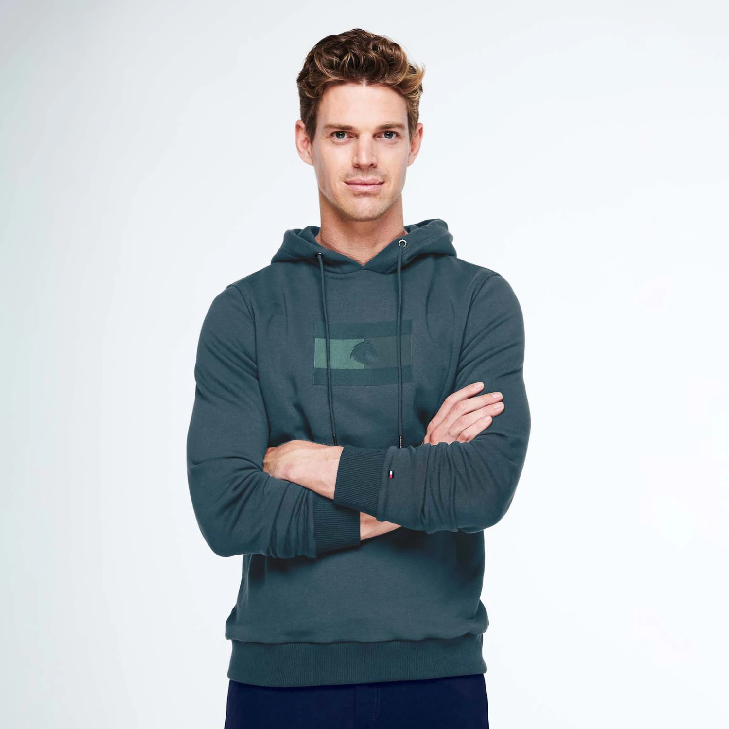 Tommy Hilfiger Equestrian Herren Logo-Kapuzenpulli Mit Stickerei 3 Tommy Hilfiger Equestrian Herren Logo-Kapuzenpulli Mit Stickerei