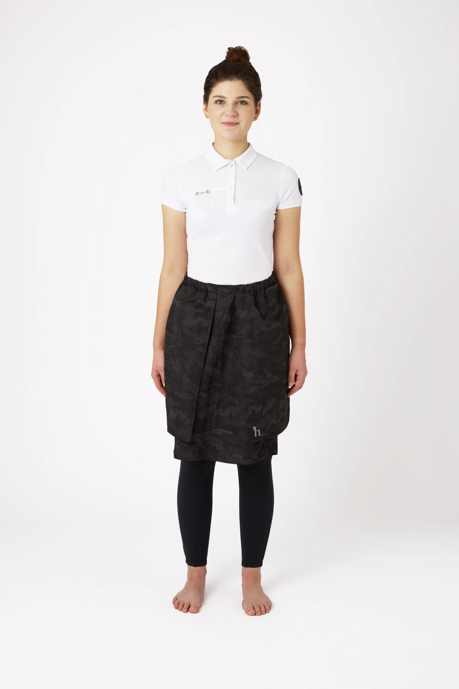 Horze Camo Luminox Reflektiernder Regenreitrock Für Damen 4 Horze Camo Luminox Reflektiernder Regenreitrock Für Damen – Bild 3