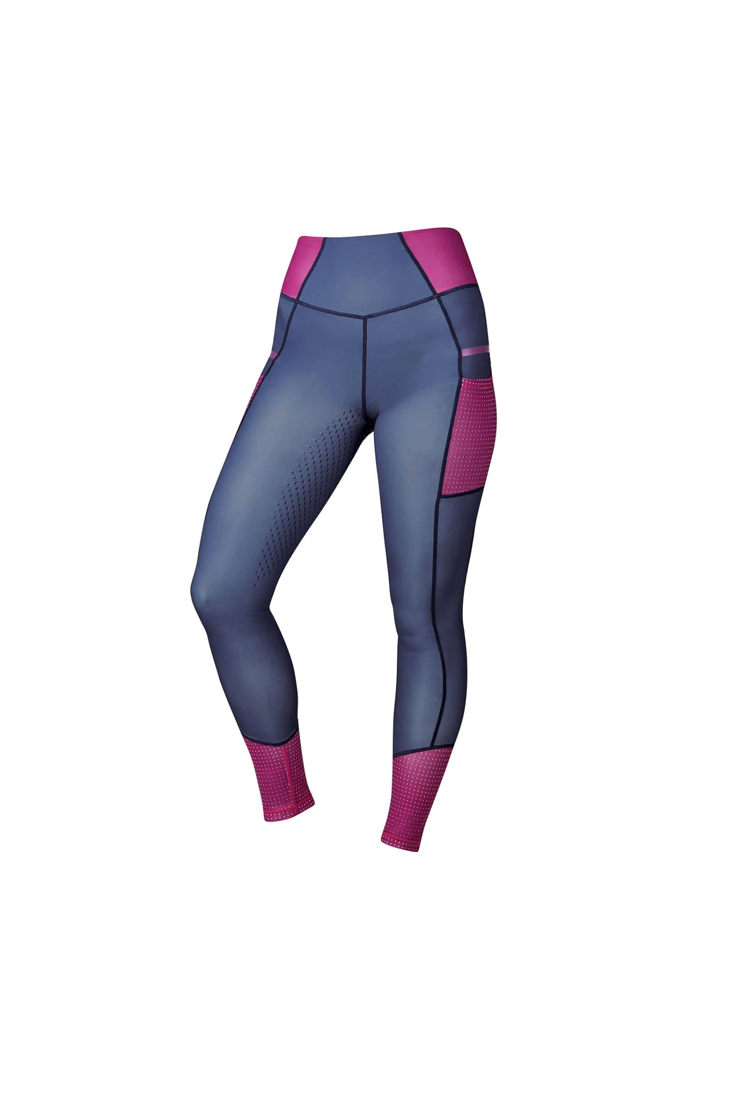 Dublin Power Tech Colour Block Damen Reitleggings Mit Vollbesatz Grip 4 Dublin Power Tech Colour Block Damen Reitleggings Mit Vollbesatz Grip – Bild 2
