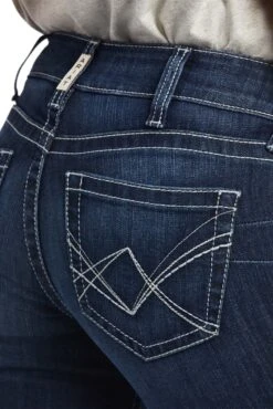 Ariat Clarissa Mid Ride Straight Leg Damenjeans 11 Ariat Clarissa Mid Ride Straight Leg Damenjeans -Reitmode Meiste 341138 DNB 4