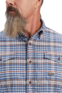 Ariat Rebar Flannel DuraStretch Herren Arbeitshemd 14 Ariat Rebar Flannel DuraStretch Herren Arbeitshemd -Reitmode Meiste 344569 ALG 3