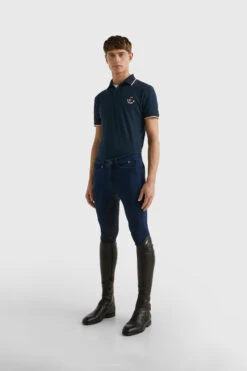 Tommy Hilfiger Equestrian Herren College Poloshirt -Reitmode Meiste 345398 DB 04