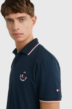 Tommy Hilfiger Equestrian Herren College Poloshirt -Reitmode Meiste 345398 DB 06