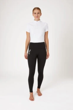 B Vertigo Lara Damen Reitleggings Mit Vollbesatz Mit Hohem Bund -Reitmode Meiste 36069 bl 03