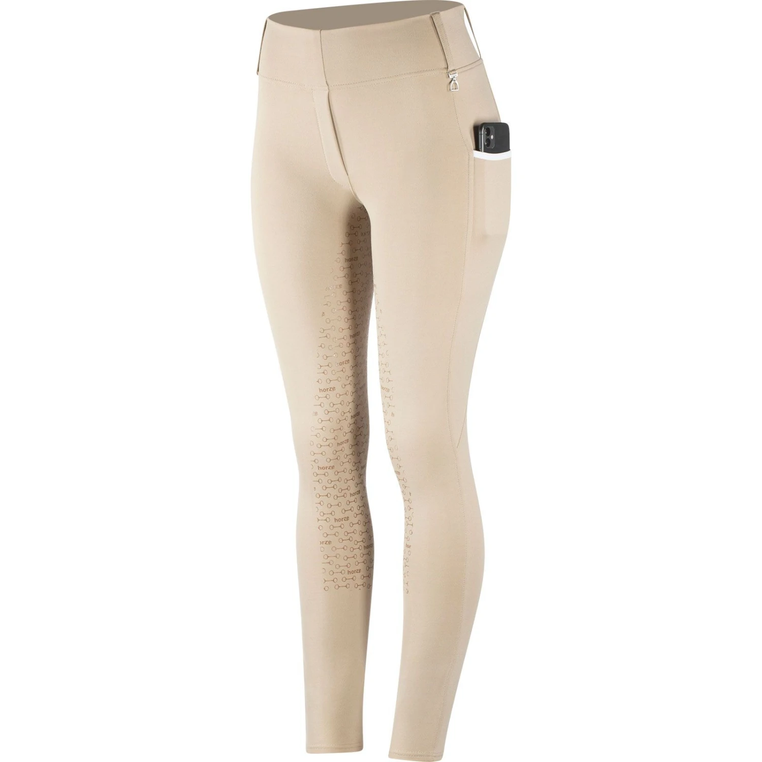 Horze Lucinda Damen Reitleggings Mit Vollbesatz Mit Hohem Bund 9 Horze Lucinda Damen Reitleggings Mit Vollbesatz Mit Hohem Bund – Bild 7
