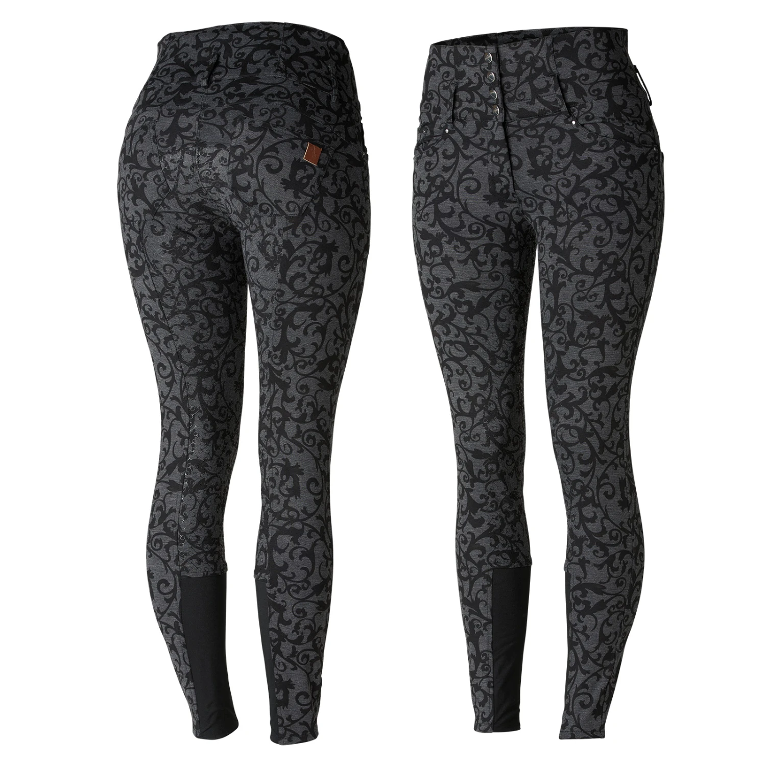 Horze Tara Damen Reithose Mit Silikonvollbesatz Und Hohem Bund 3 Horze Tara Damen Reithose Mit Silikonvollbesatz Und Hohem Bund