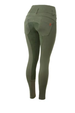 Horze Tara Damen Reithose Mit Vollbesatz Mit Hohem Bund -Reitmode Meiste 36093 BKGR 1