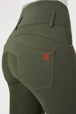 Horze Tara Damen Reithose Mit Vollbesatz Mit Hohem Bund -Reitmode Meiste 36093 BKGR 6