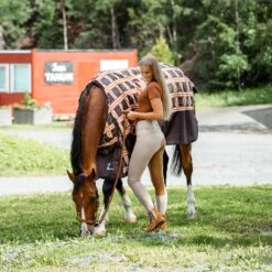 Horze Tara Damen Reithose Mit Vollbesatz Mit Hohem Bund -Reitmode Meiste 36093 TFBE RBBR 6