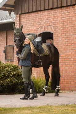 Horze Tara Damen Reithose Mit Vollbesatz Mit Hohem Bund -Reitmode Meiste 36093 bkgr 08