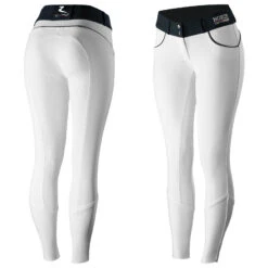 Horze Nordic Performance Damen Reithose Mit Vollbesatz Mit Silikon Grip -Reitmode Meiste 36234 WH 1