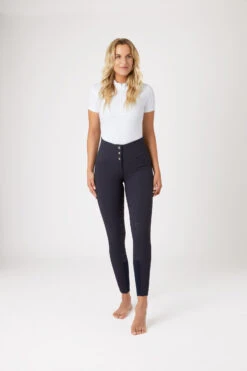 Horze Desiree Damen Reithose Mit Silikonvollbesatz Und Hohem Bund -Reitmode Meiste 36605 VDB 3