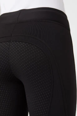 Horze Active Winterreitleggings Mit Vollbesatz Und Silikon-Grip Für Damen -Reitmode Meiste 36610 BL 5