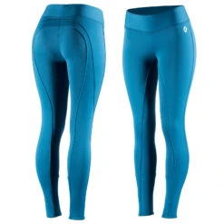 Horze Active Winterreitleggings Mit Vollbesatz Und Silikon-Grip Für Damen -Reitmode Meiste 36610 SAB 1