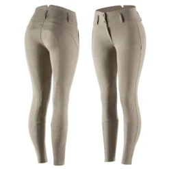 Horze Daniela Damenreithose Mit Kniebesatz Aus Synthetikleder -Reitmode Meiste 36621 LBR 1