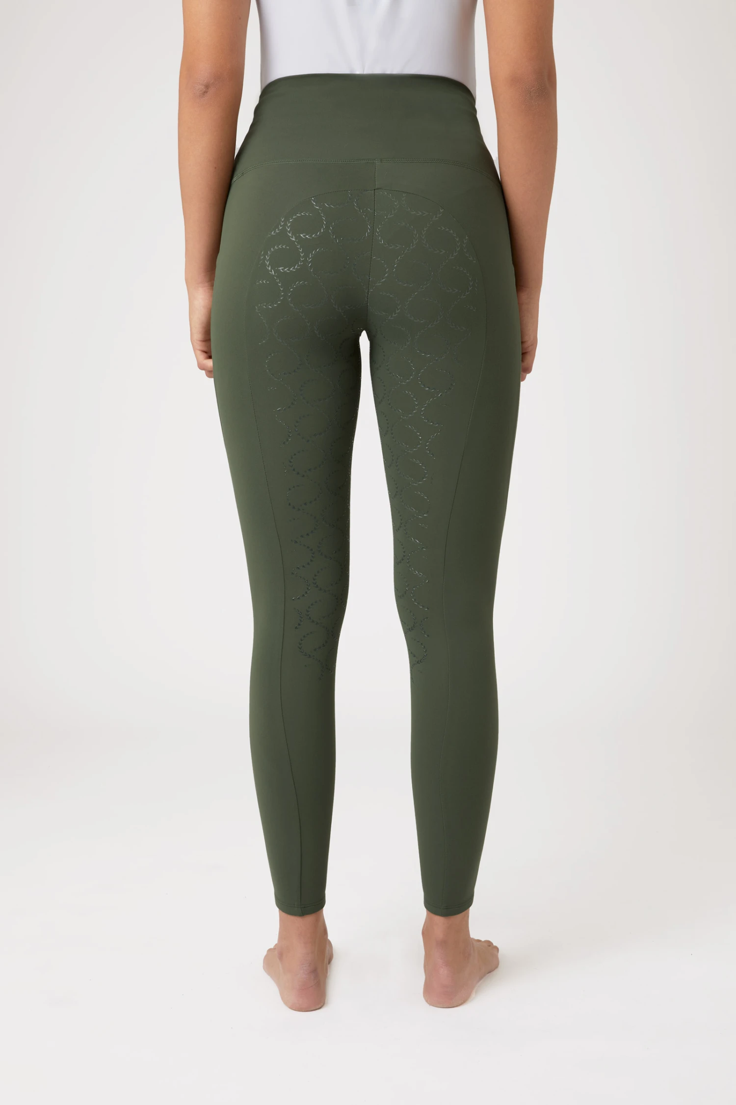 Horze Gillian Damen Reitleggings Aus Kompressionsmaterial Mit Vollbesatz 6 Horze Gillian Damen Reitleggings Aus Kompressionsmaterial Mit Vollbesatz – Bild 4