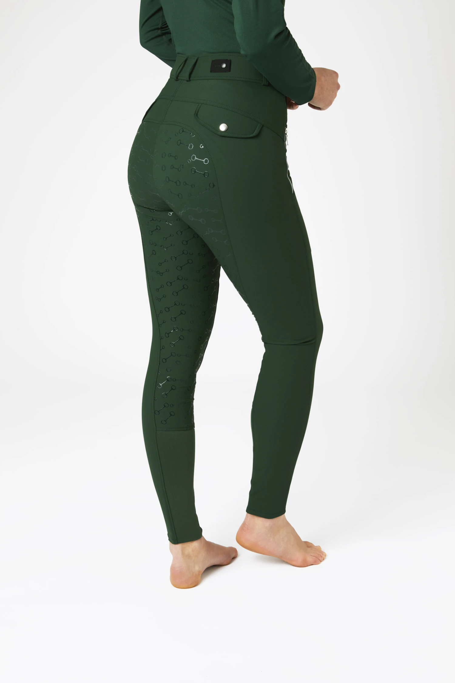 Horze Andrea Vollbesatzreithose Mit Hohem Bund 4 Horze Andrea Vollbesatzreithose Mit Hohem Bund – Bild 2