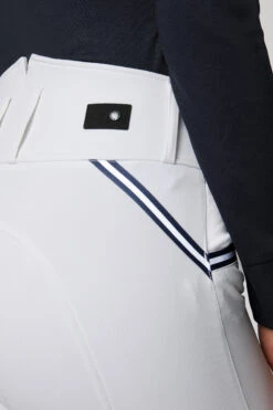 Horze Della Vollbesatzreithose Für Damen Mit Hohem Bund Und Kontrastpaspeln -Reitmode Meiste 36681 WH 6