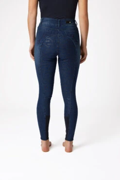 Horze Kaia Jeansreithose Mit Silikonvollbesatz Und Kristallen -Reitmode Meiste 36684 DNB 4