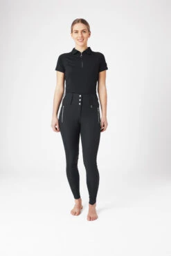 Horze Andrea Kniebesatzreithose Mit Hohem Bund Für Damen -Reitmode Meiste 36690 VDB 3