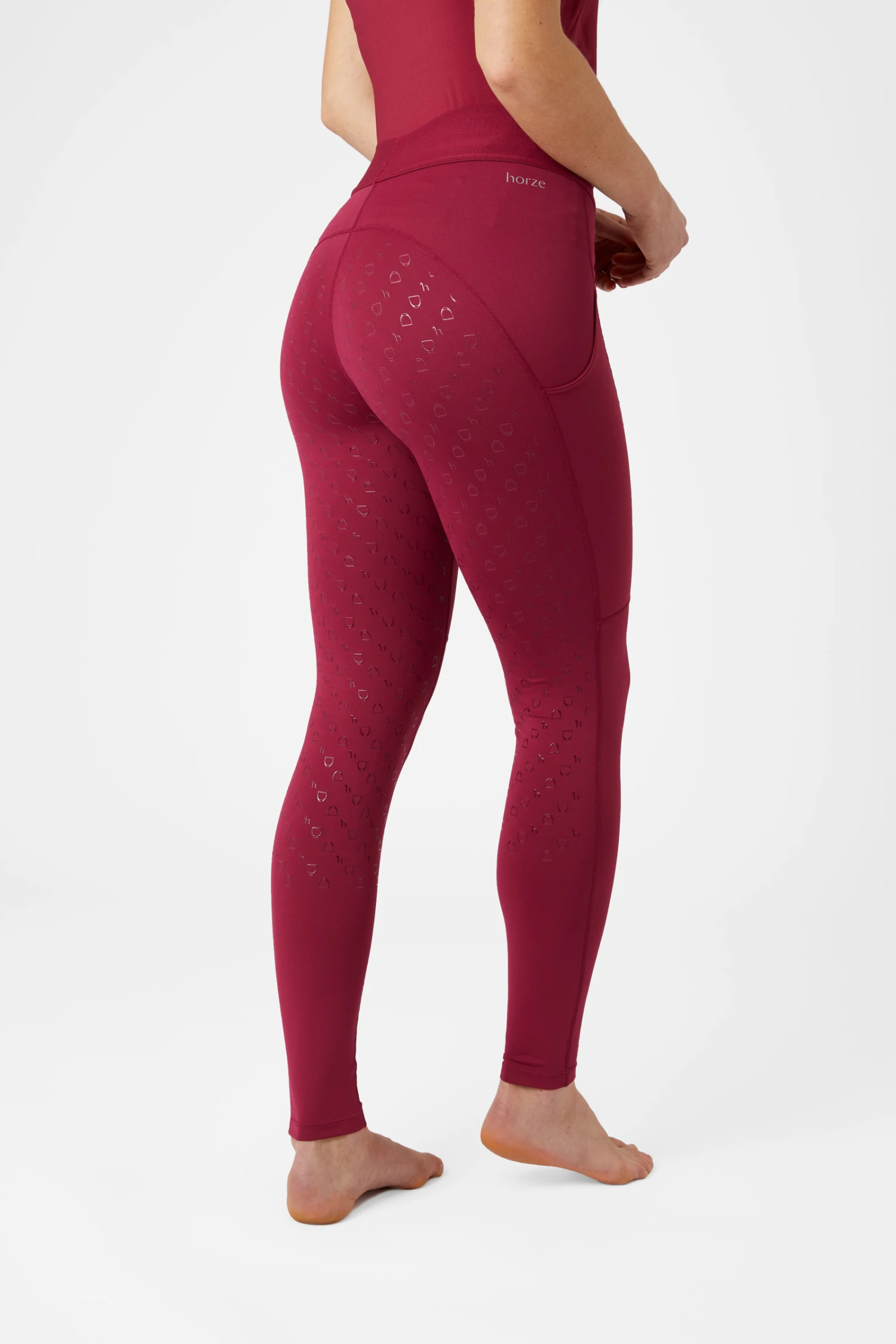 Horze Nadia Damen Vollbesatzreithose Mit 4 Taschen 12 Horze Nadia Damen Vollbesatzreithose Mit 4 Taschen – Bild 10