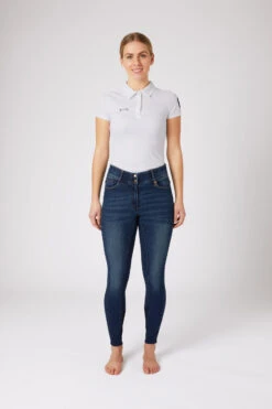 Horze Cecilia Damen Jeansreithose Mit Silikonvollbesatz Und Rückendetail 13 Horze Cecilia Damen Jeansreithose Mit Silikonvollbesatz Und Rückendetail -Reitmode Meiste 36696 DNB 3