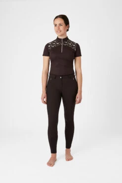 Horze Kaitlin Damen Vollbesatzreithose Mit Blumendetail 24 Horze Kaitlin Damen Vollbesatzreithose Mit Blumendetail -Reitmode Meiste 36705 AFBR 3