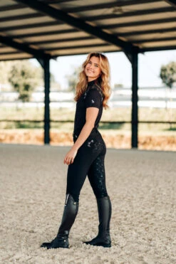 Horze Kaitlin Damen Vollbesatzreithose Mit Blumendetail 28 Horze Kaitlin Damen Vollbesatzreithose Mit Blumendetail -Reitmode Meiste 36705 AFBR 7