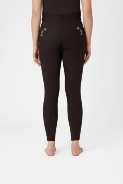 Horze Kaitlin Damen Kniebesatzreithose Mit Blumendetail 25 Horze Kaitlin Damen Kniebesatzreithose Mit Blumendetail -Reitmode Meiste 36706 AFBR 4