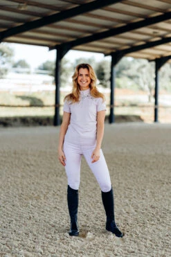 Horze Kaitlin Damen Kniebesatzreithose Mit Blumendetail 35 Horze Kaitlin Damen Kniebesatzreithose Mit Blumendetail -Reitmode Meiste 36706 OHPU 7