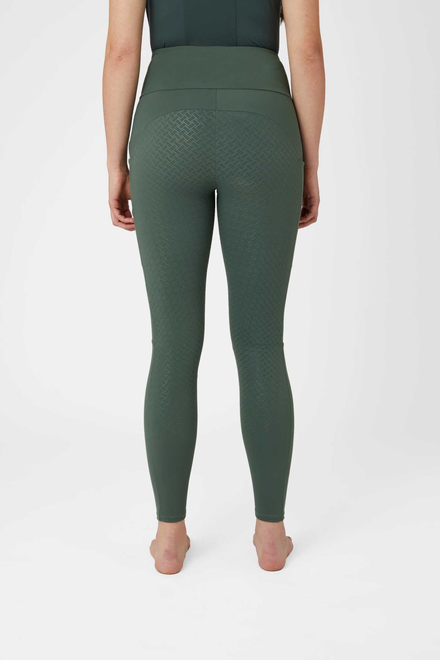 Horze Ginny Damen Reitleggings Mit Silikonvollbesatz Und Handytasche 6 Horze Ginny Damen Reitleggings Mit Silikonvollbesatz Und Handytasche – Bild 4