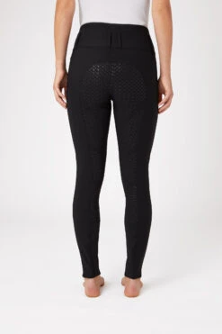 Horze Louisa Damen Thermo Vollbesatzreithose Mit Hohem Bund -Reitmode Meiste 36735 bl 04