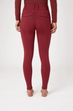 Horze Ingrid Damen Winter Reithose Mit Hohem Bund Und Kniebesatz -Reitmode Meiste 36743 MWRE 4