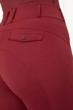 Horze Ingrid Damen Winter Reithose Mit Hohem Bund Und Kniebesatz -Reitmode Meiste 36743 MWRE 6