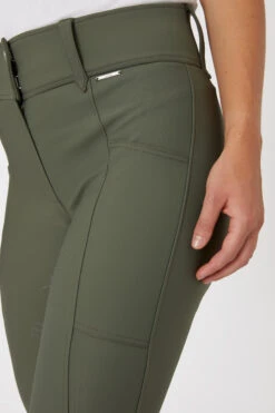 Horze Indira Damen Vollbesatzreithose Mit Hohem Bund -Reitmode Meiste 36758 BKGR 5