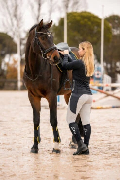 Horze Ebba Damen Reithose Mit Vollgrip Und Mesh -Reitmode Meiste 36765 025 08