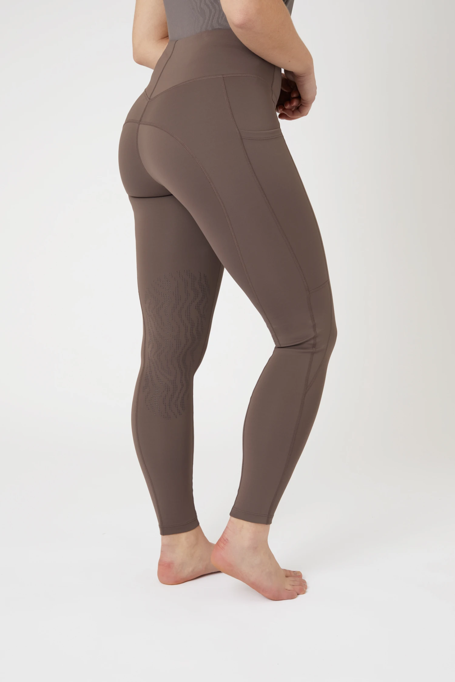 Horze Alyssa Damen Reitleggings Mit Kniegrip 5 Horze Alyssa Damen Reitleggings Mit Kniegrip – Bild 3
