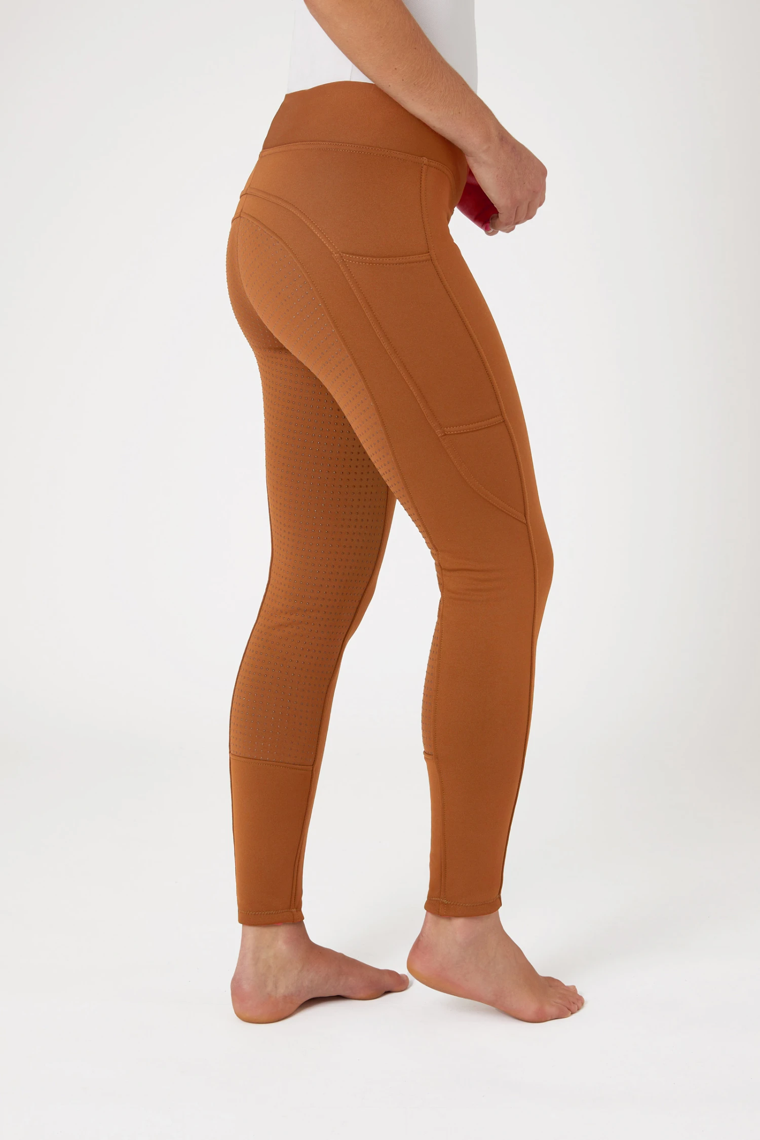 Horze Active Damen Winter Vollbesatzreitleggings Mit Handytasche 4 Horze Active Damen Winter Vollbesatzreitleggings Mit Handytasche – Bild 2