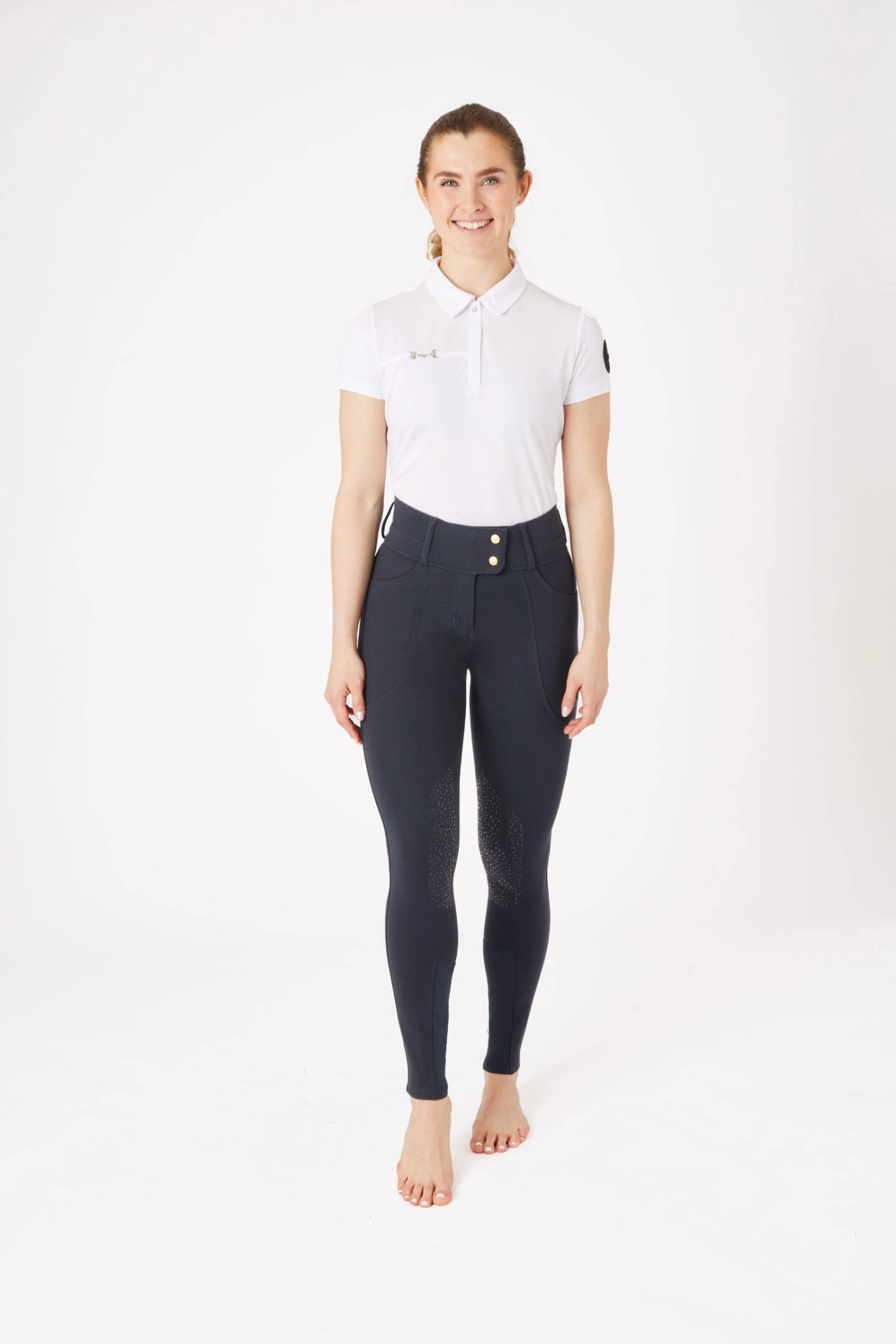 Horze Bella Damen Kniegrip Reithose 5 Horze Bella Damen Kniegrip Reithose – Bild 3