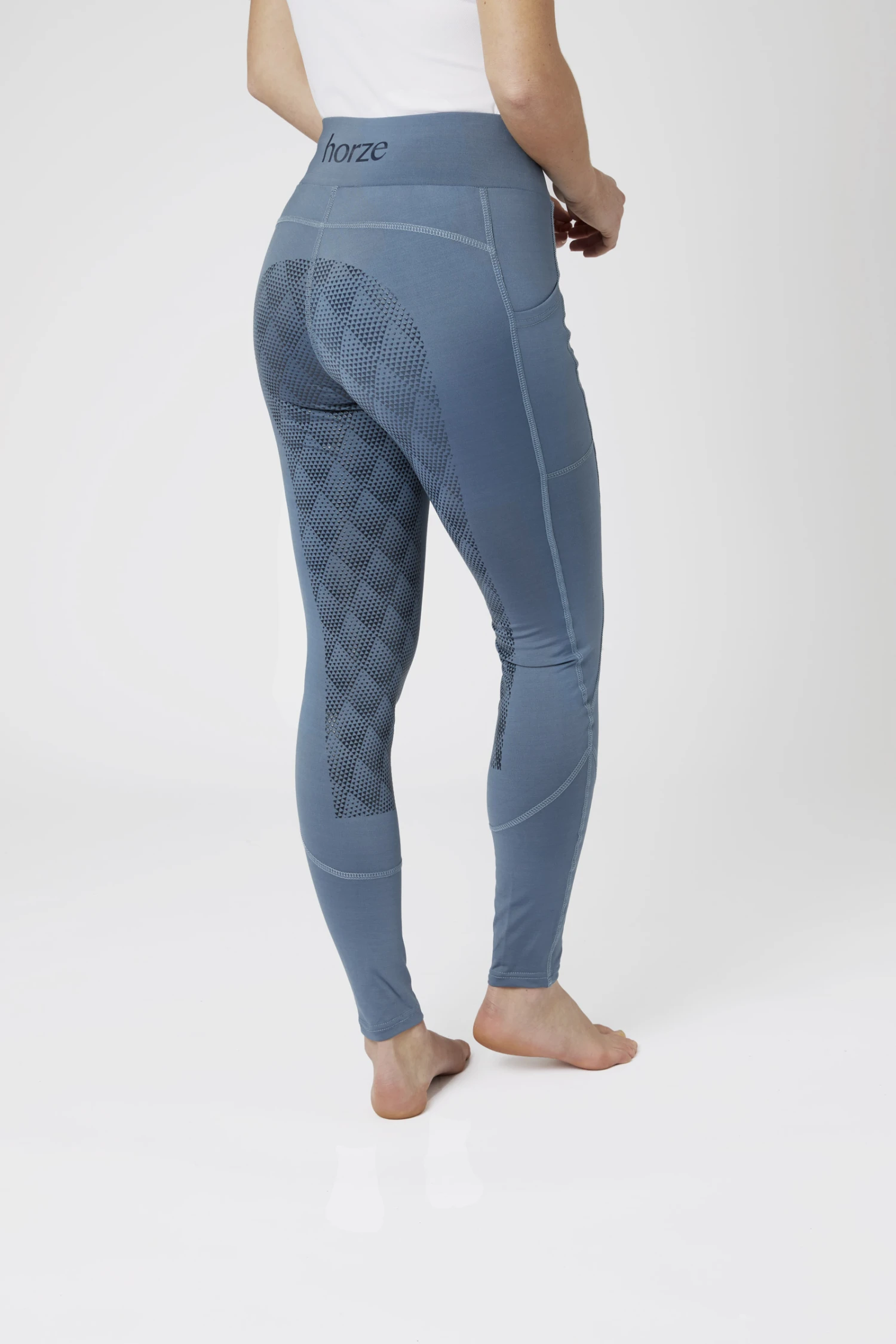 Horze Damen Vollbesatzreitleggings Mit Hohem Bund 3 Horze Damen Vollbesatzreitleggings Mit Hohem Bund
